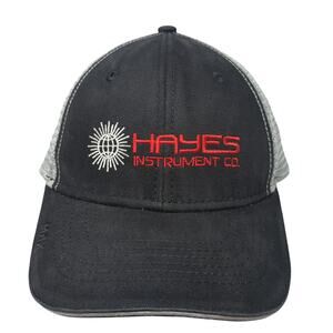 Hayes Instrument Co. Trucker Hat Black One Size Adjustable Mesh Back The Max Hat